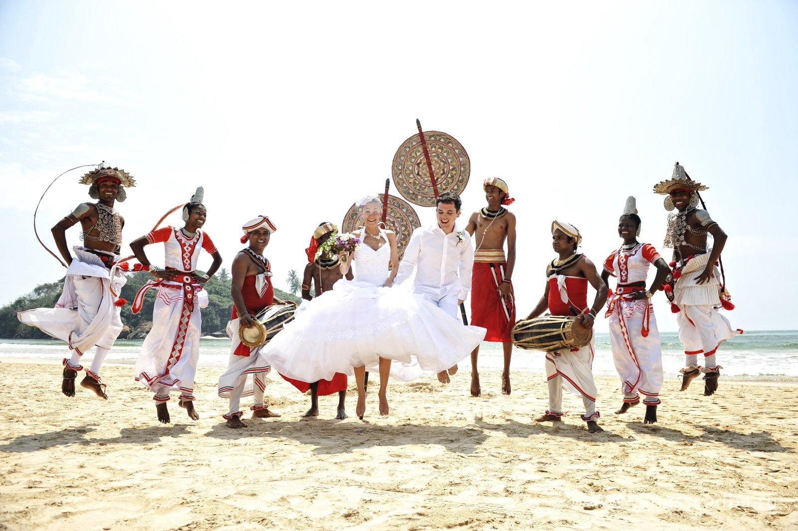 Символическая свадебная церемония на Бали